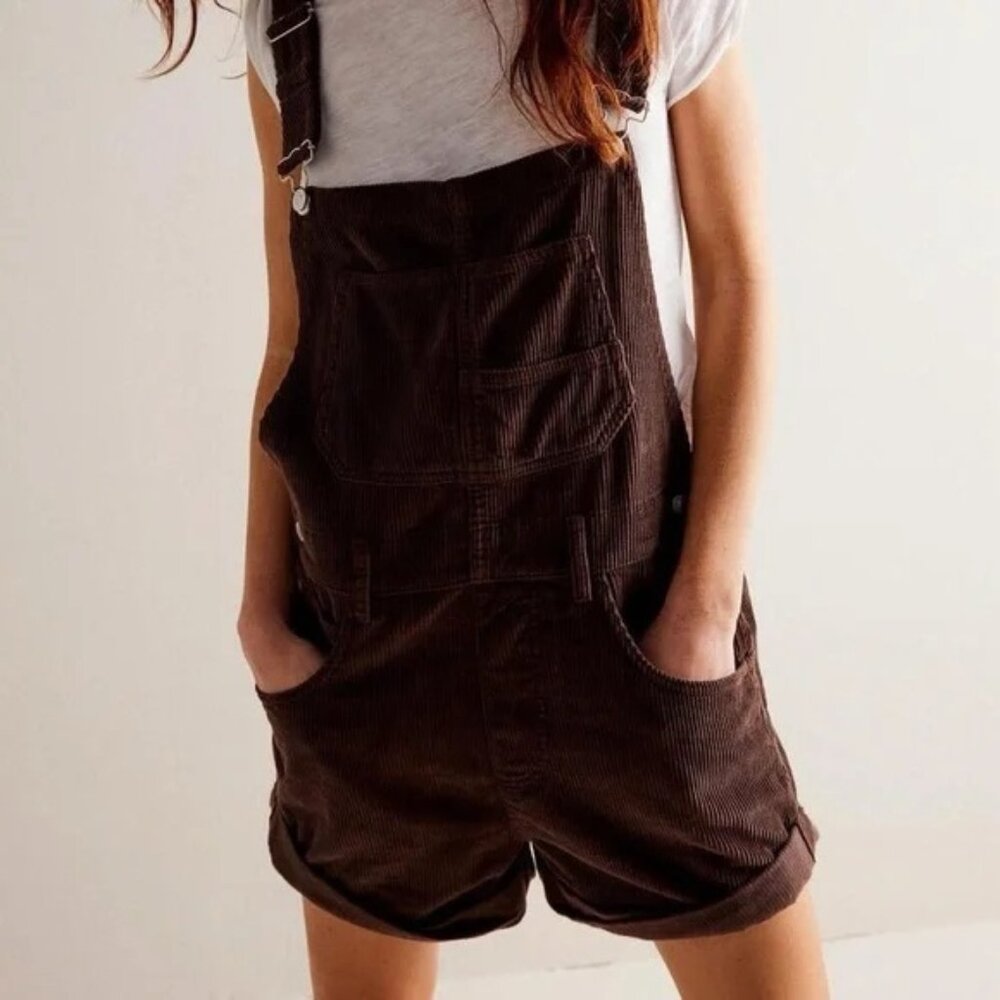 Free People Ziggy Cord Shortall  (Size XS)